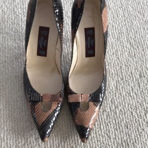 John Galliano lizard pumps
